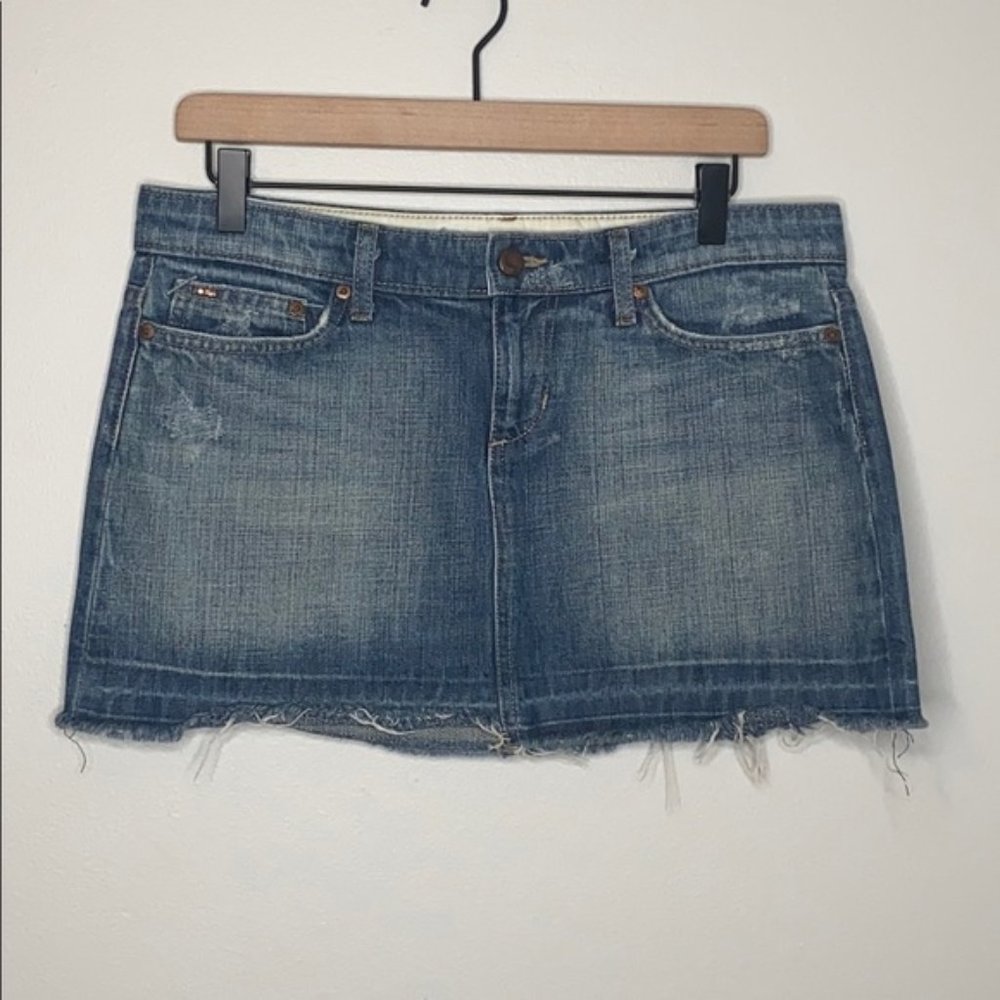 Joe's Jeans medium wash denim skirt - 28